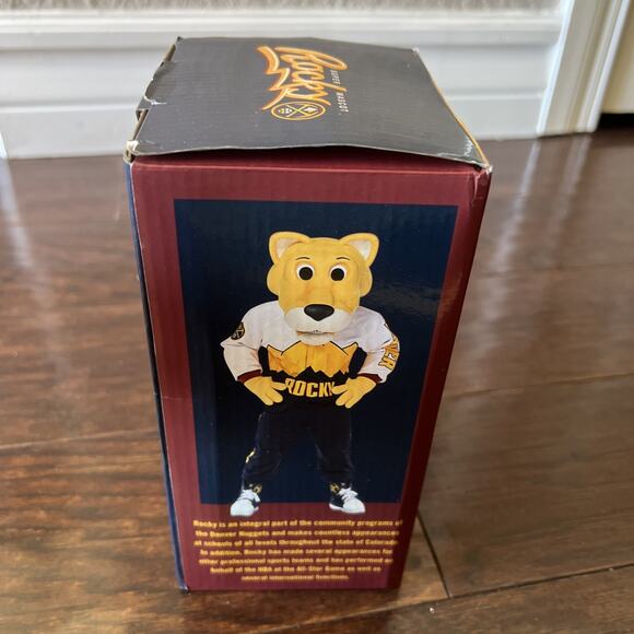 Super Mascot ROCKY Denver Nuggets Bobblehead from 3/28/25 Ball Arena 1 of 5000 - Picture 4 of 8